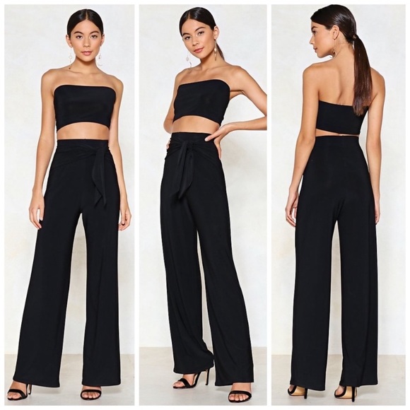 Nasty Gal Pants - Nasty Gal Tie Me Later Pants
